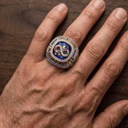 Autism Awareness Premium Ring TNSM