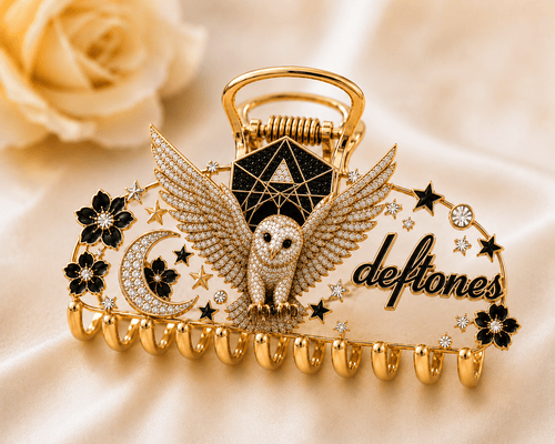 DTS Elegant Gold Hair Clip For Women TMH