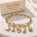 HLKT Gold Charm Bracelet Set BMD