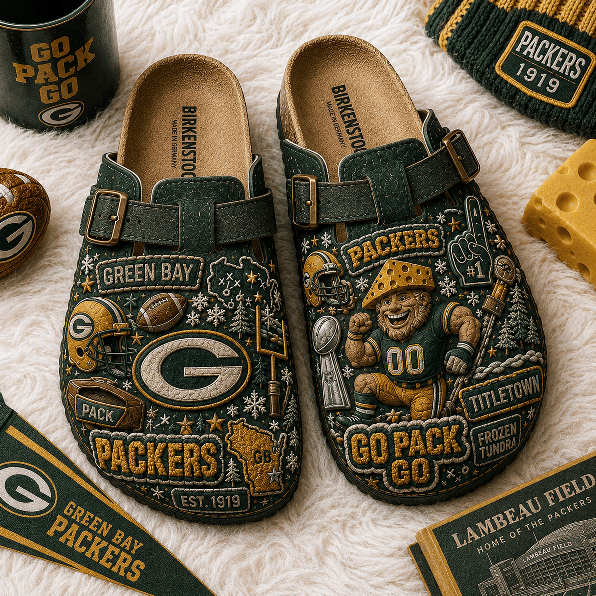 PREMIUM GBP MINK SUEDE CLOGS TTNL