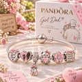 GD Silver Charm Bracelet Set TTN