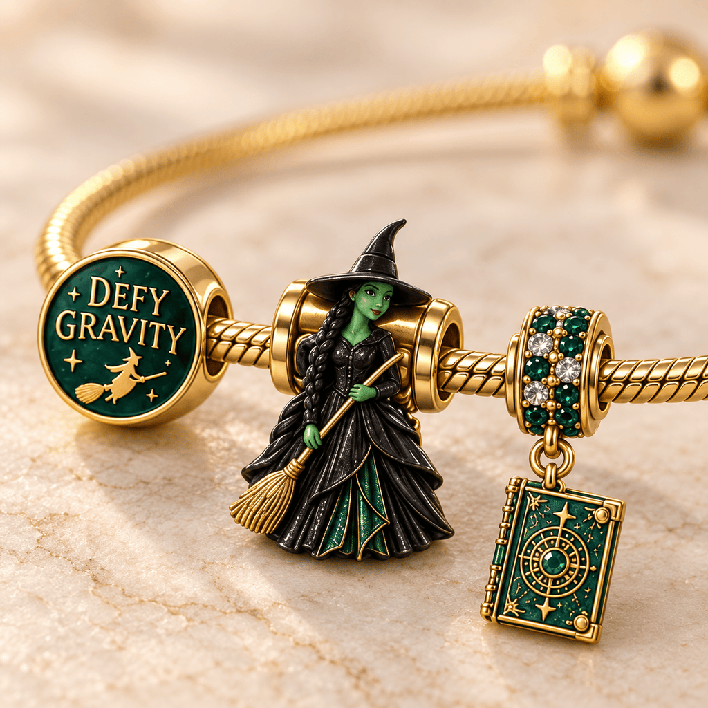 WCKD Gold Charm Bracelet Set HQH