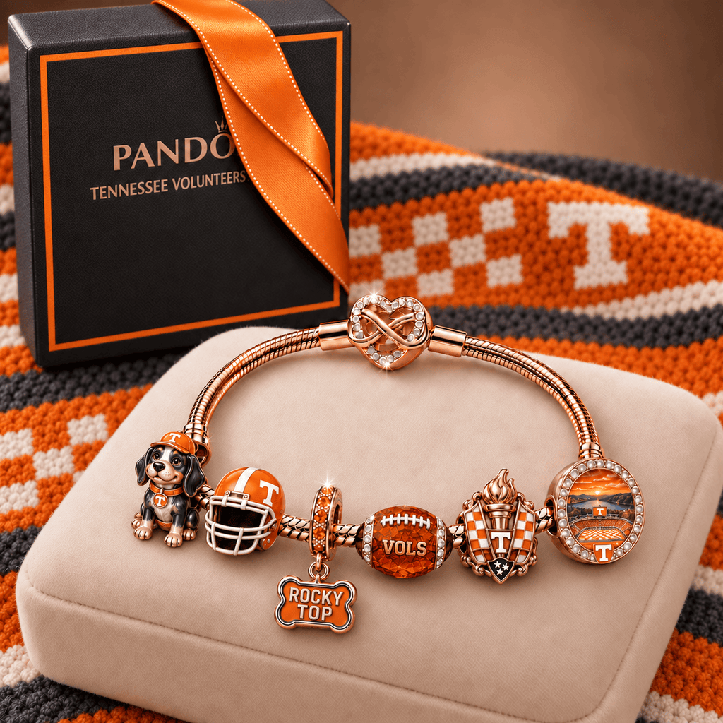 TVF Rose Gold Charm Bracelet Set TMH