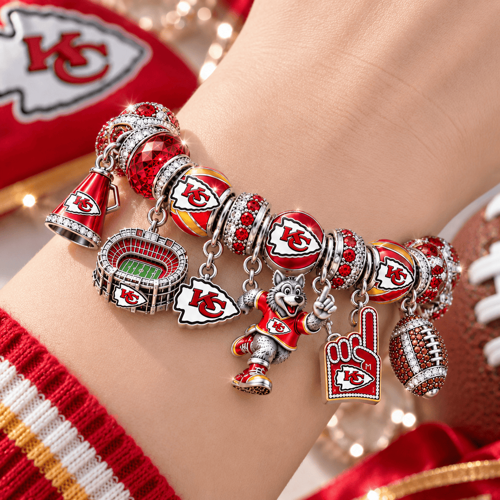 KCC Silver Charm Bracelet Set NTTB