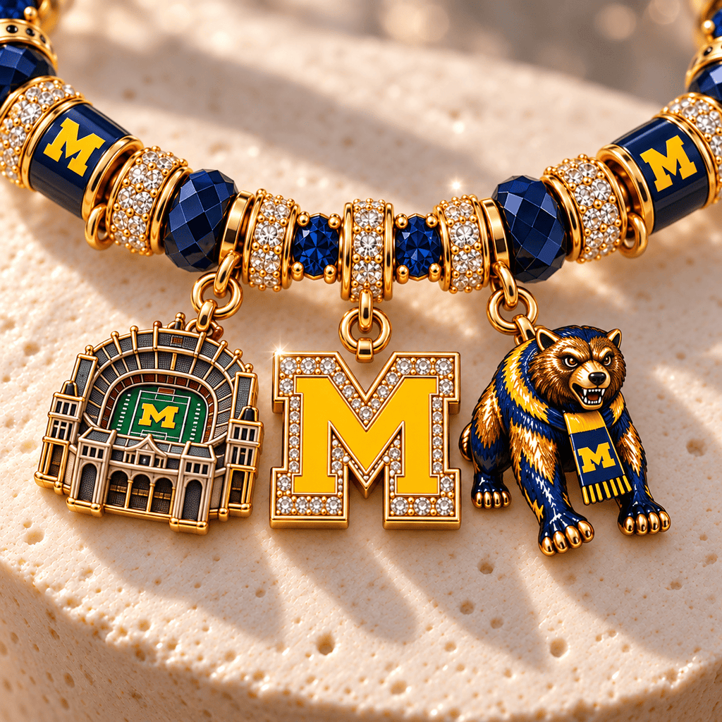 MWR Gold Charm Bracelet Set NHVH
