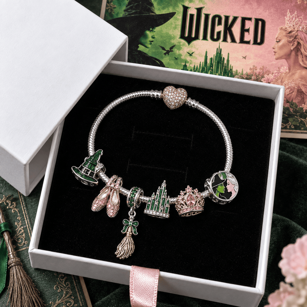 WCKD Silver Charm Bracelet Set VTH