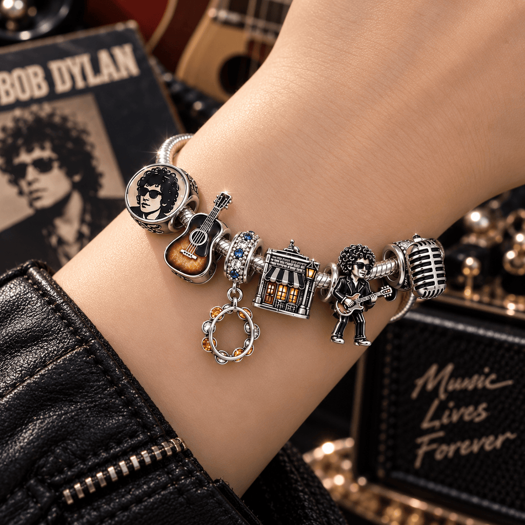 BDL Silver Charm Bracelet Set VTH