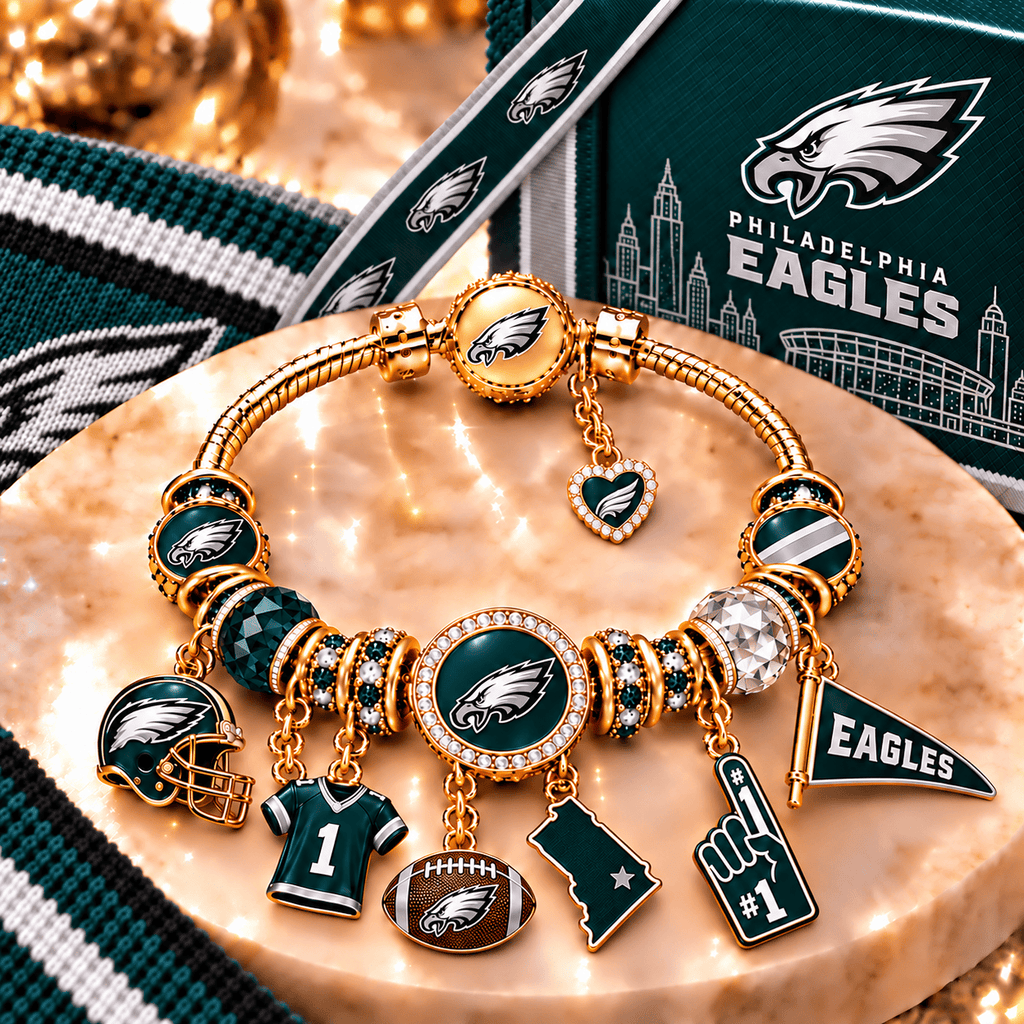 PLDE Gold Charm Bracelet Set PNPA