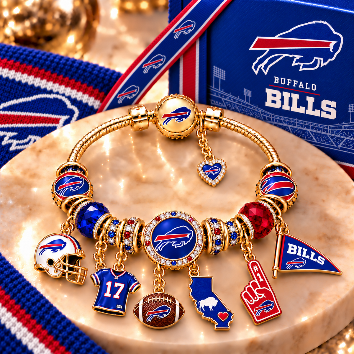 BFBL Gold Charm Bracelet Set PNPA