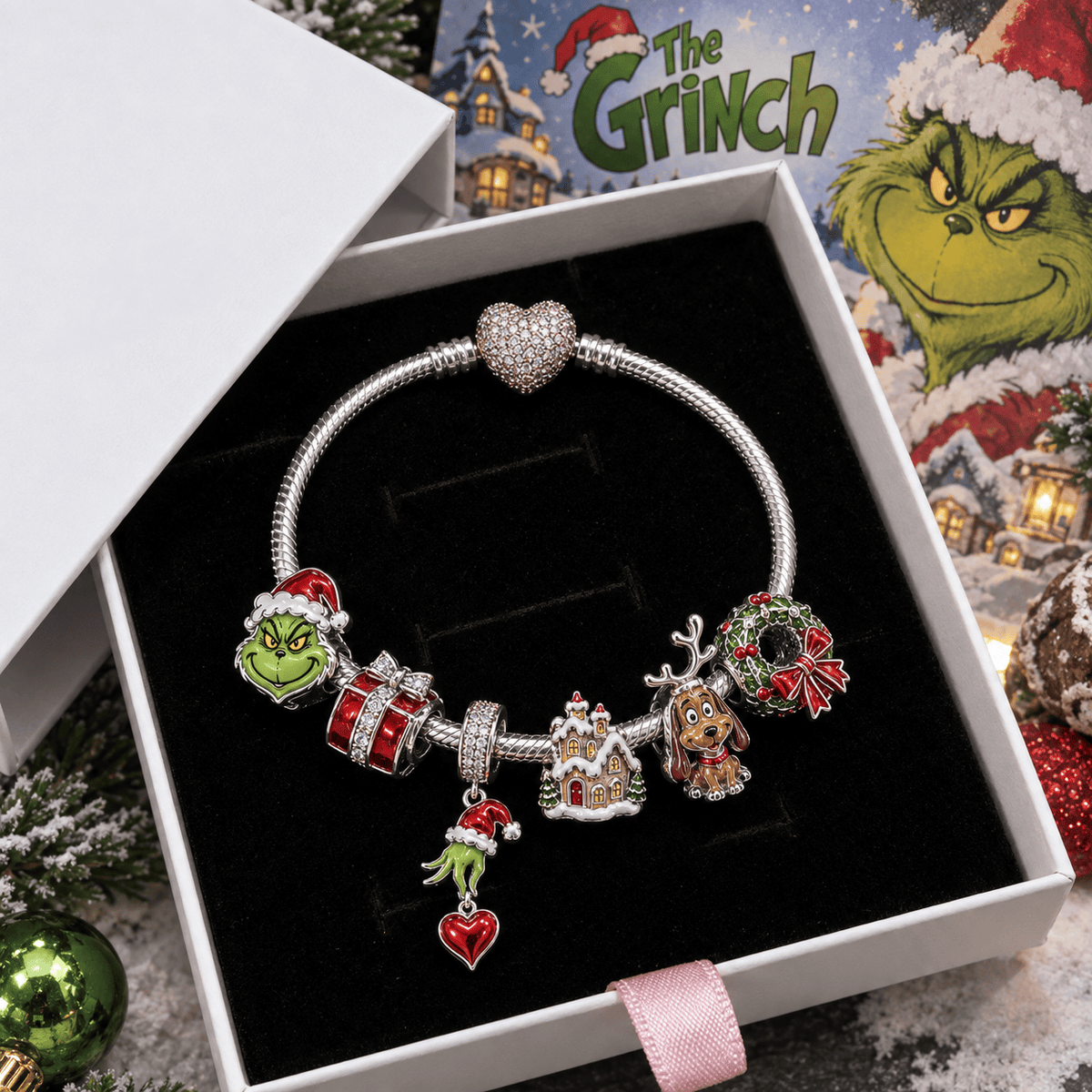 TGR Silver Charm Bracelet Set VTH