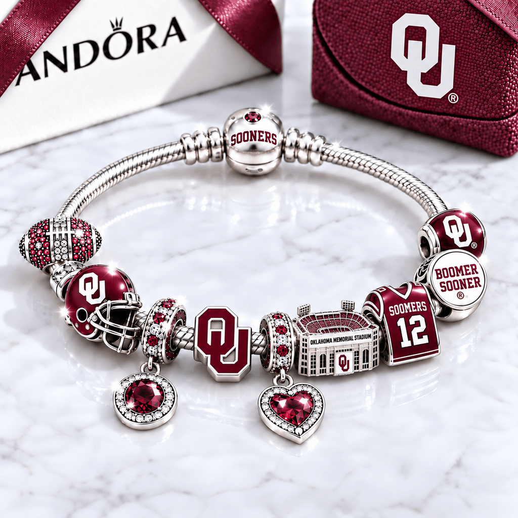 OSN Silver Charm Bracelet Set BMD