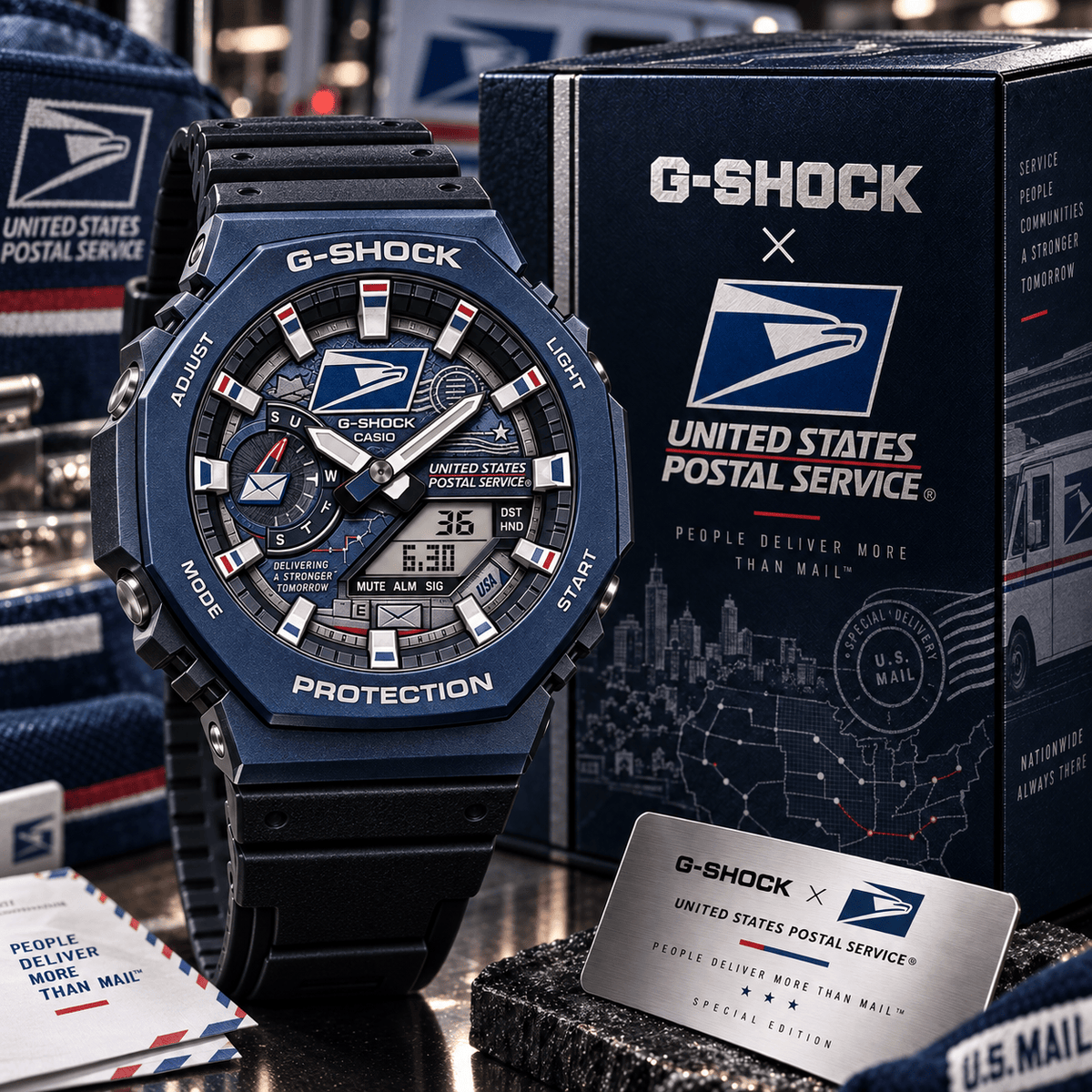 USPS Premium Dial Collector Watch LNTH