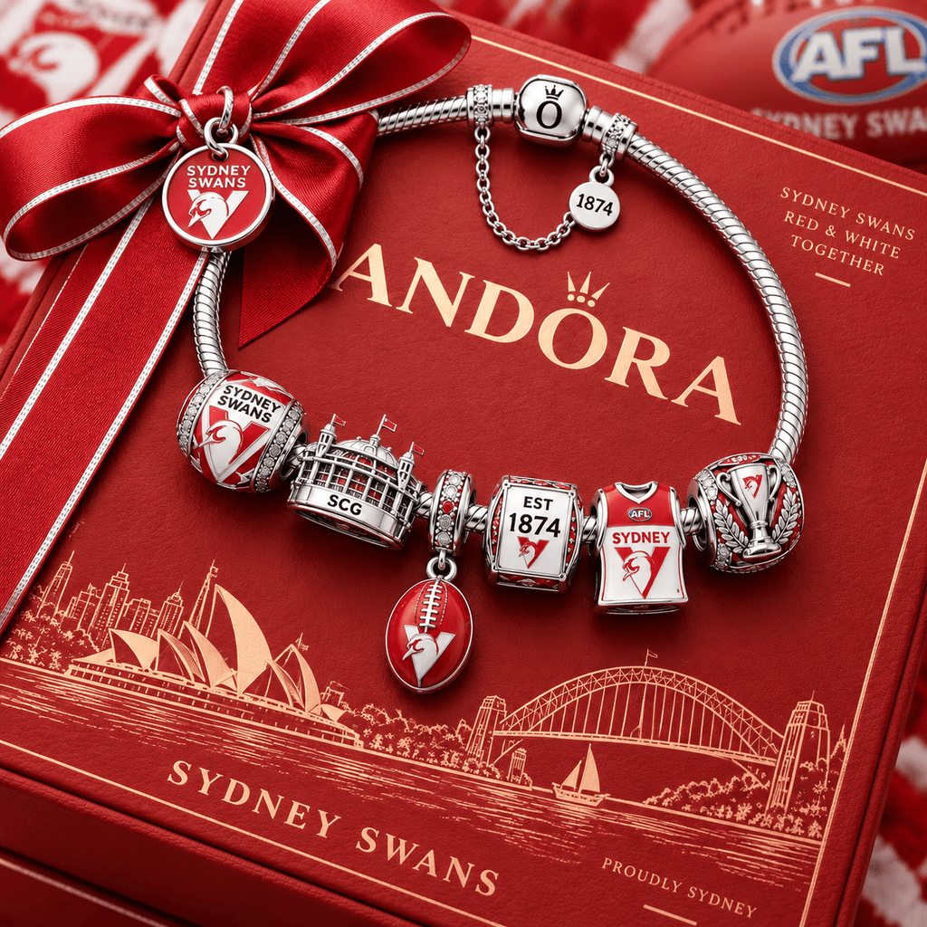 SNSW Silver Charm Bracelet Set PTT