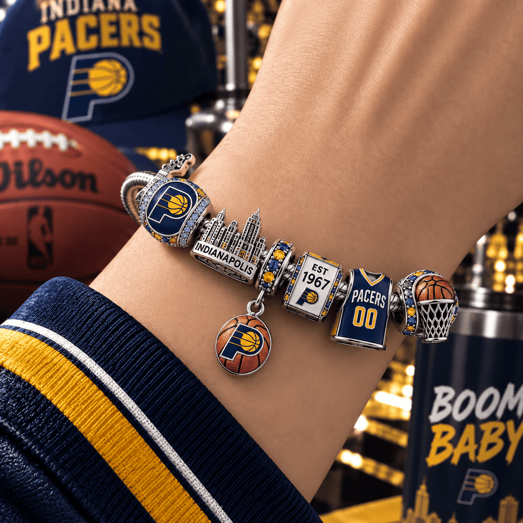 IDP Silver Charm Bracelet Set PTT