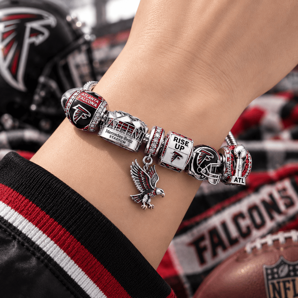 ATF Silver Charm Bracelet Set PTT
