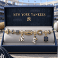 NYY Gold Charm Bracelet Set HQH