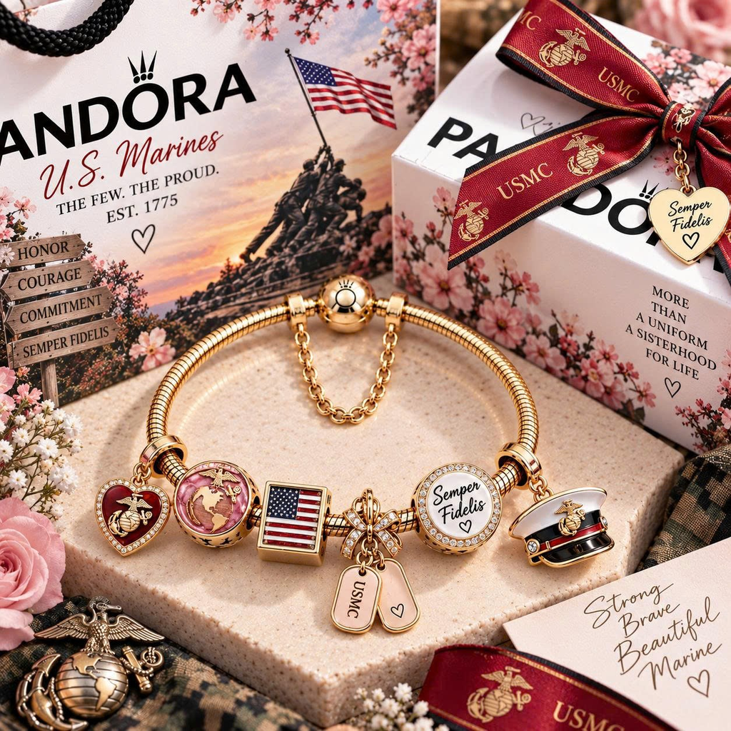 USMR Gold Charm Bracelet Set TTN