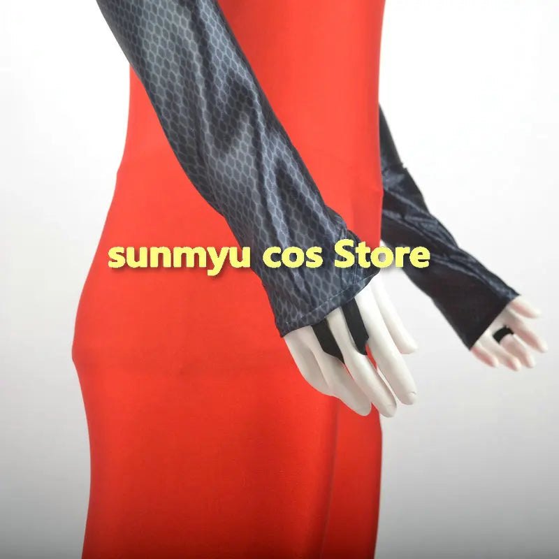 Ninpu Sentai Hurricaneger Cosplay Costume Hurricane Red Bodysuits Custom Size