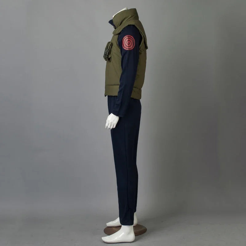 2025Costumes Anime Show Uniform Ninja Clothing Halloween Costume Set For Men Vest Top Pants
