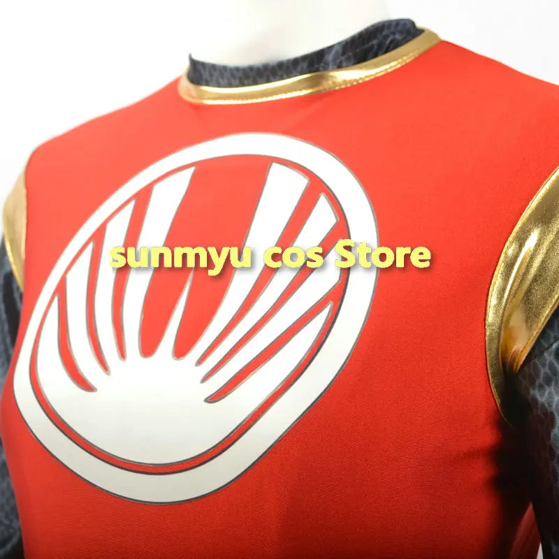 Ninpu Sentai Hurricaneger Cosplay Costume Hurricane Red Bodysuits Custom Size